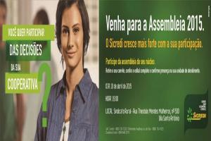 Sicredi realizara Assembleia dia 10 de abril em Paranaíba