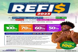 Prazo do REFIS 2023 é prorrogado até 31 de agosto