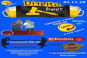 Festa do Direito Beer no Rancho Acústico nesse final de semana