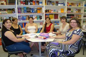 Professores de Língua Portuguesa do município visitam a nova biblioteca