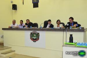 Primeira sessão da Câmara Municipal de Paranaíba