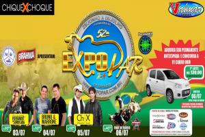 Permanentes da Expopar 2014 no valor de R$130,00 até sábado dia 10