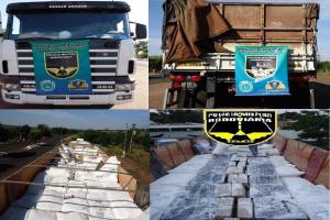PRE apreende mais de 9 toneladas de maconha em Paranaíba