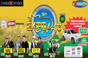 Programação Oficial da 52º Expopar e 12º Expoleite 2014