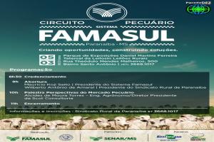 Paranaíba sediará o 1º Circuito Pecuário 2016 Famasul