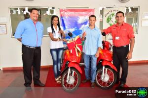 Entrega de 2 motos do Festival de Prêmios Rosa Mística